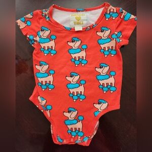 Hugo Loves Tiki Unisex Poodle Bodysuit 18-24 mths.